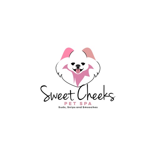 Logo for pet grooming and salon