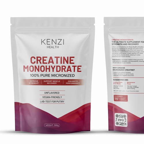Clean Modern Creatin Monohydrate Pack