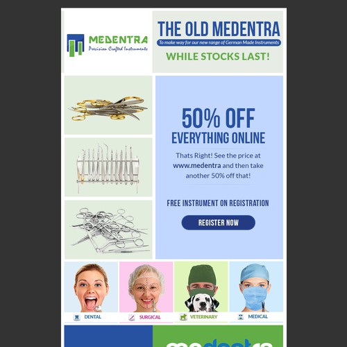 Email design for medentra