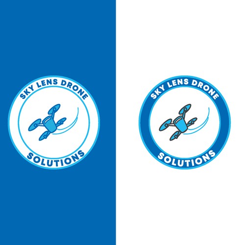 Sky lens drone solutions logo