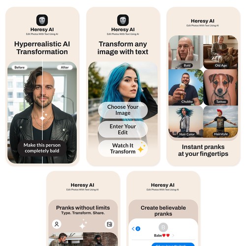 Heresy AI - App Store Screenshot