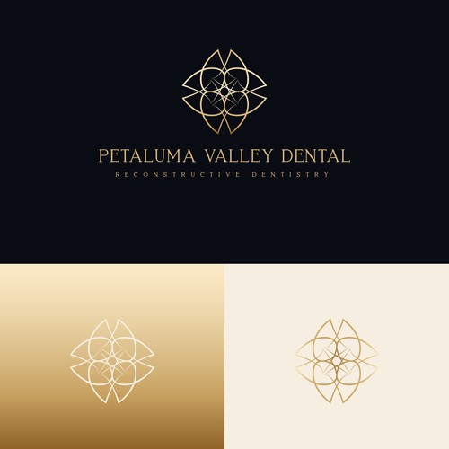 Elegant, sophisticated logo for high-end dentistry