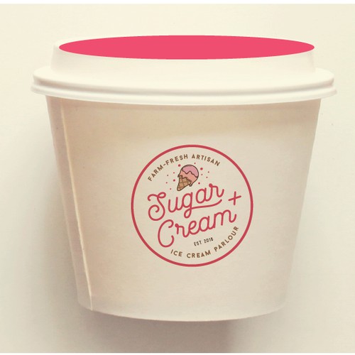 Sugar and cream logo
