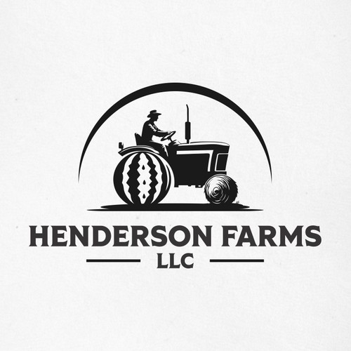 Henderson Farms Tractor Logo
