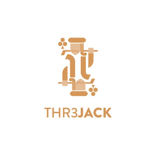 Thr3Jack Logo Design