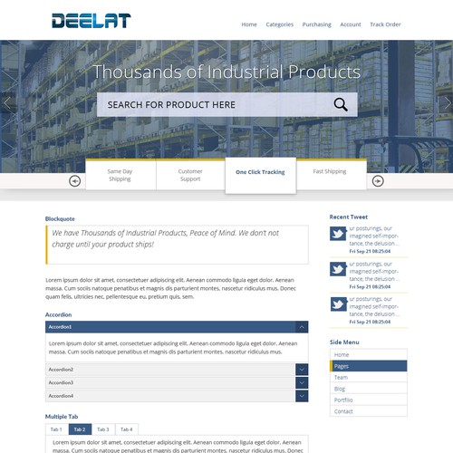 Industry Webpage