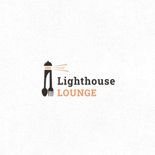 Lighthouse logo for a lounge
