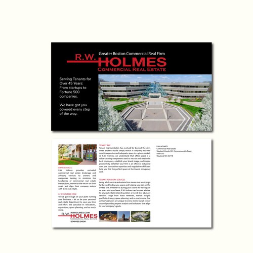 Postcard design for R.W.HOLMES