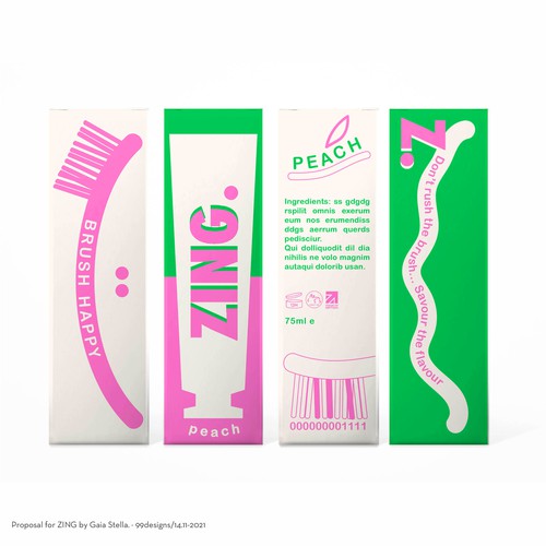 "Zing Toothpaste: Making toothpaste fun!"