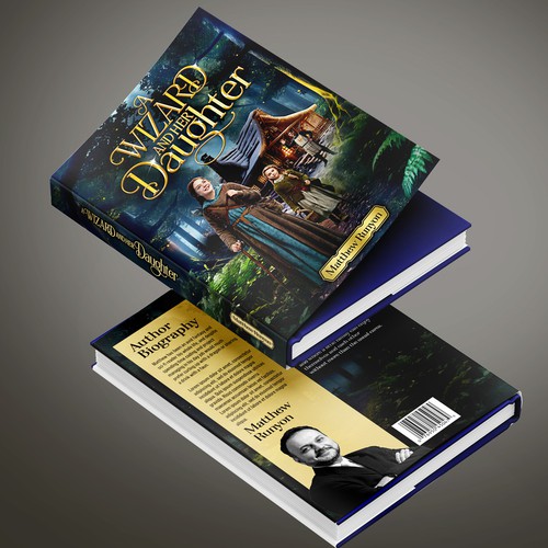 Book Cover design of A Wizard and her Daughter