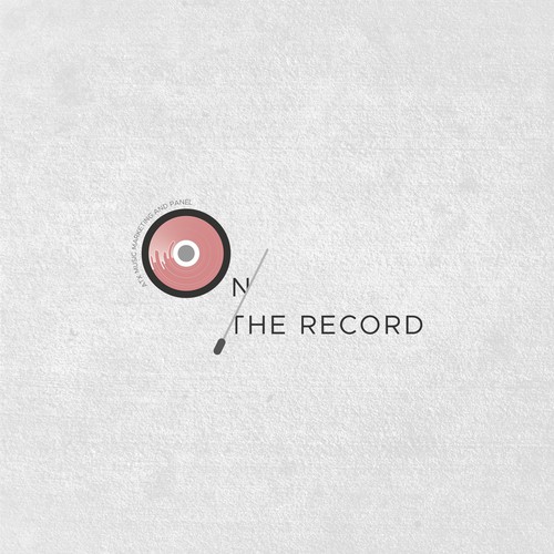 Logo concept for On the Record