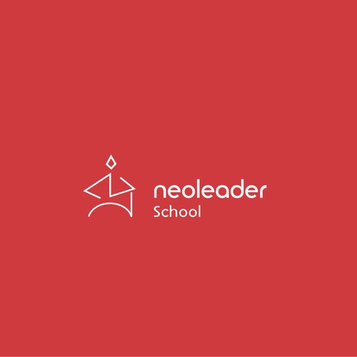 A logo for a futuristic school