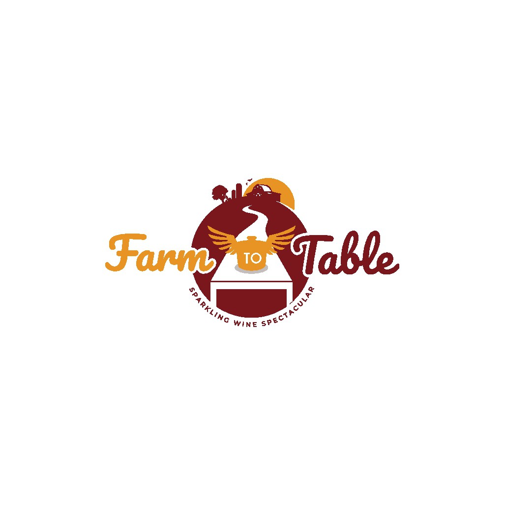 Farm to Fresh - Sparkling Wine Spectacular (logo/type treatment)