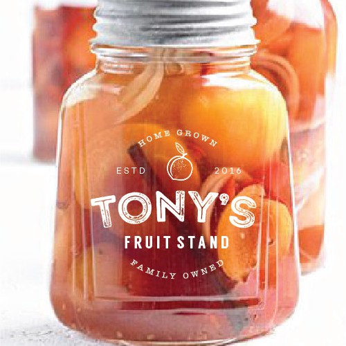 Logo concept for Tony's fruit stand