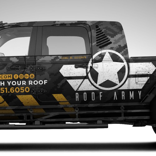 Badass Truck Design for Roof Company