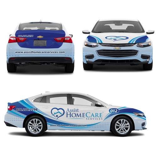 assist home care car wrap