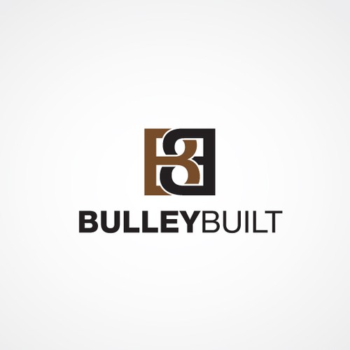 logo and business card for Bulley Built