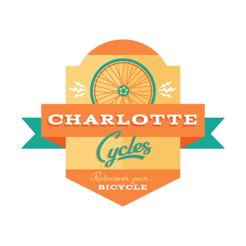 Colorful Cycling Logo