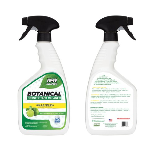 Cleaning Product Label