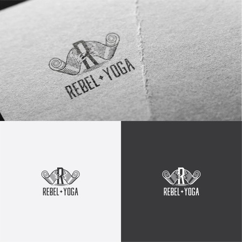 Logo for TATMAT, a Trad Tattoo style yoga mat line