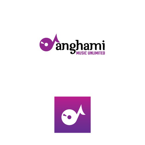 Design a modern/simple icon logo for a music streaming app!