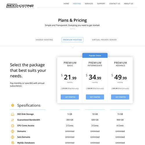 Company Modern Web Page