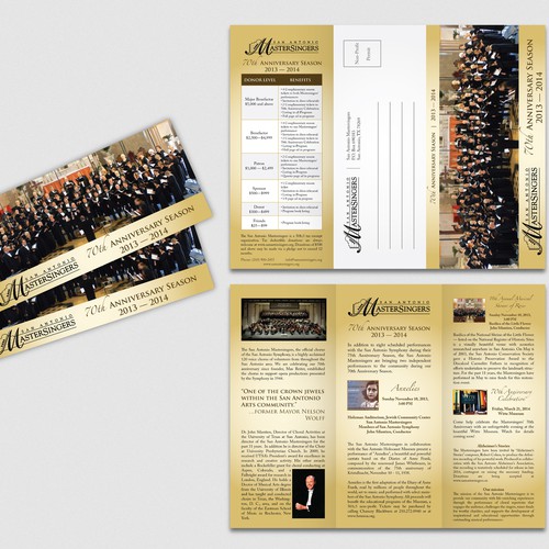 New promotional brochure wanted for San Antonio Mastersingers