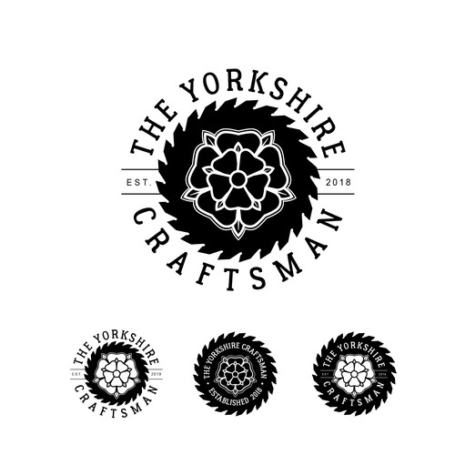 Bold Logo using the Yorkshire Rose.