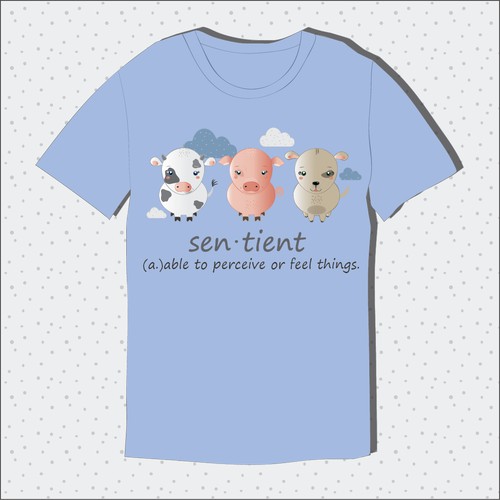 Designe t-shirt to help animals