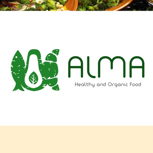 Alma Helthy and Organic Food Logo