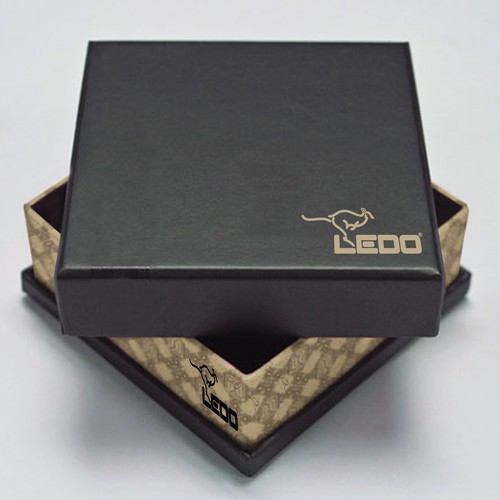 Create a Brand Identity for a premium leather accessory manufacturer