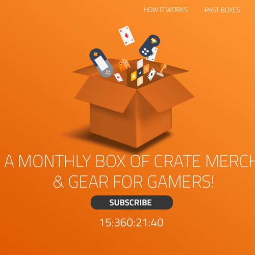 Web Design for Crate Merch