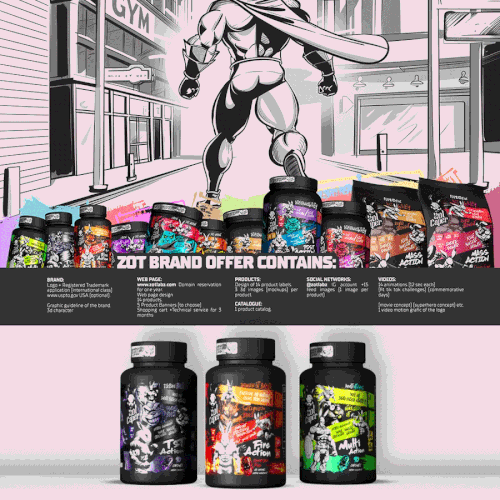 Supplement Brand design