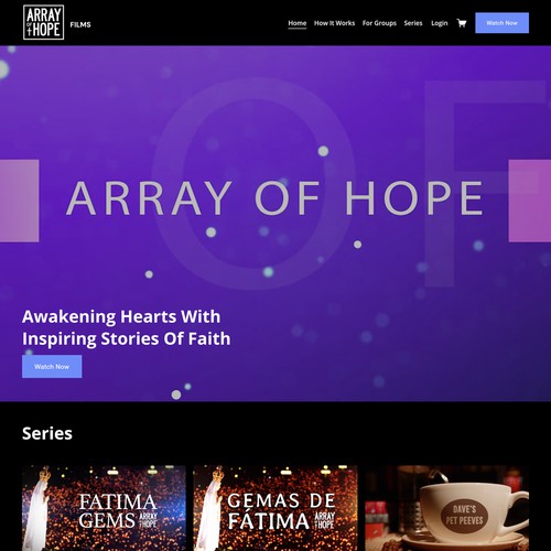 Array Of Hope Design Video Collection