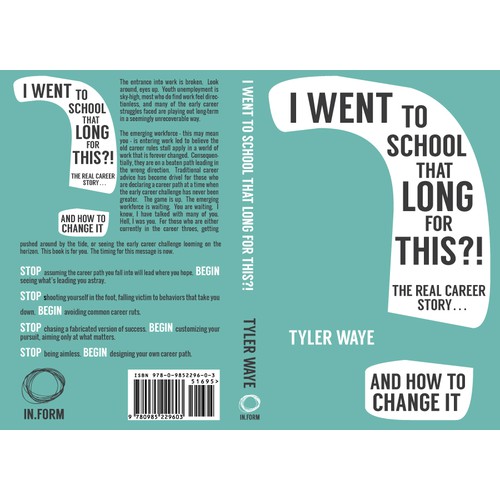 Create a kick-ass book cover for a Non-Fiction book