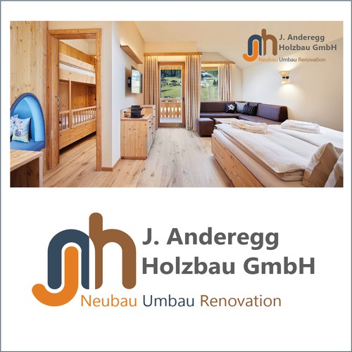 Logokonzept für Holzbau