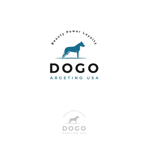 Simple logo with animal characters