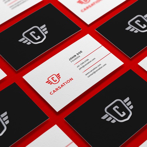 Carstation Business Card Design