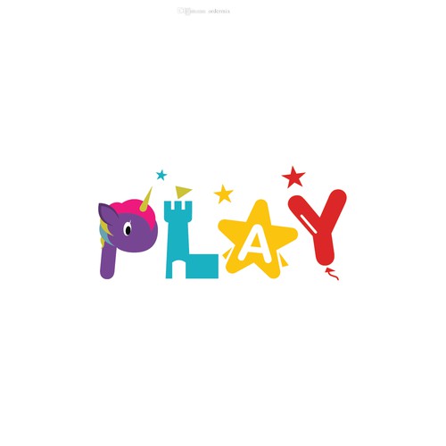 an attractive logo for child playgroud aged 1-8
