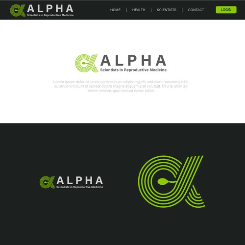 Alpha Logo "Scientists in reproductive medicine"