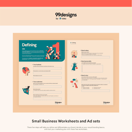 99designs Worksheets for Small Businesses