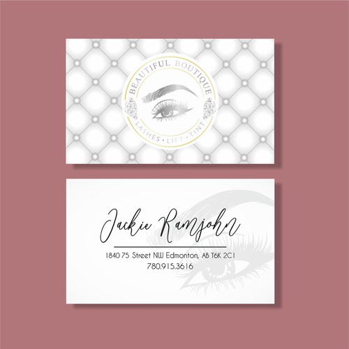 Business card concept for Beautiful Boutique