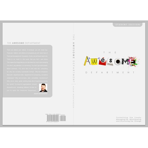 Business book cover for The Awesome Department