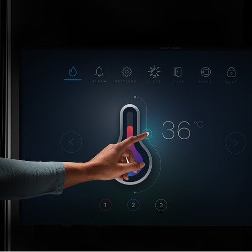 Smart Fridge UI - Concept Design