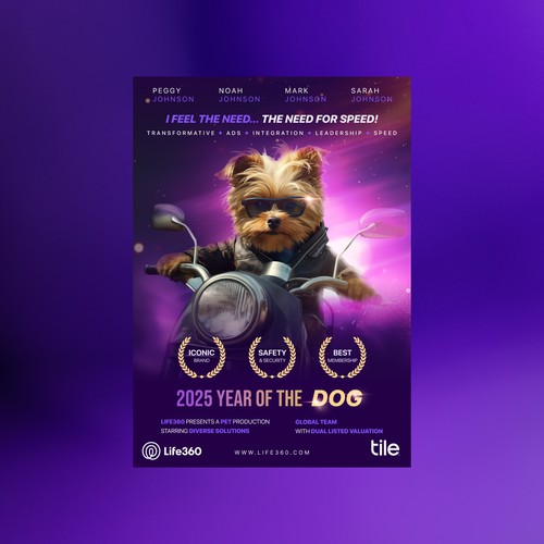 2025 Year of the Dog Poster