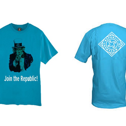 T-shirt design for the Republic Of Movement