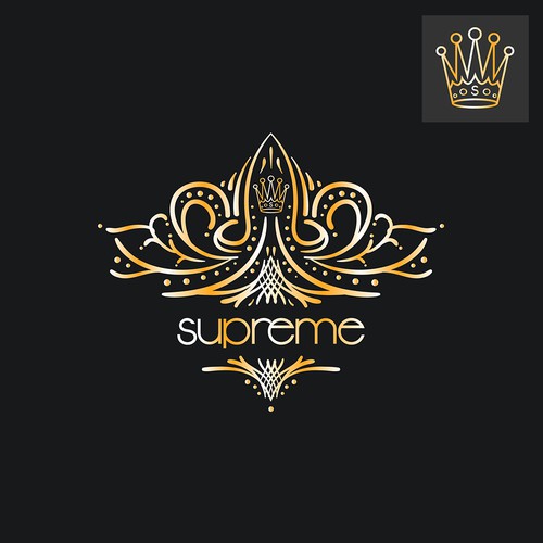 Luxury logo for "Supreme" Vape Pen