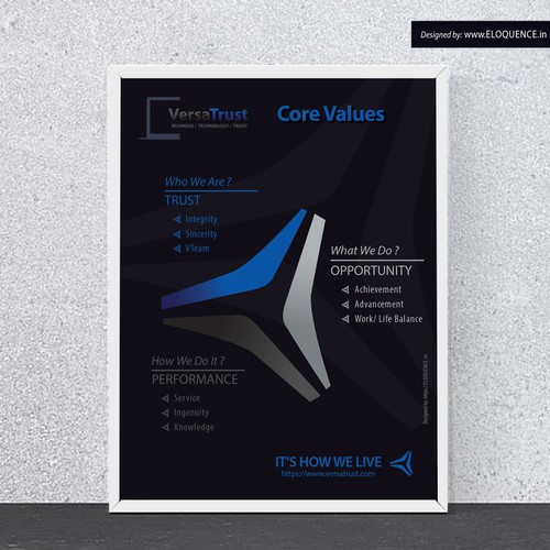 VersaTrust Core value poster