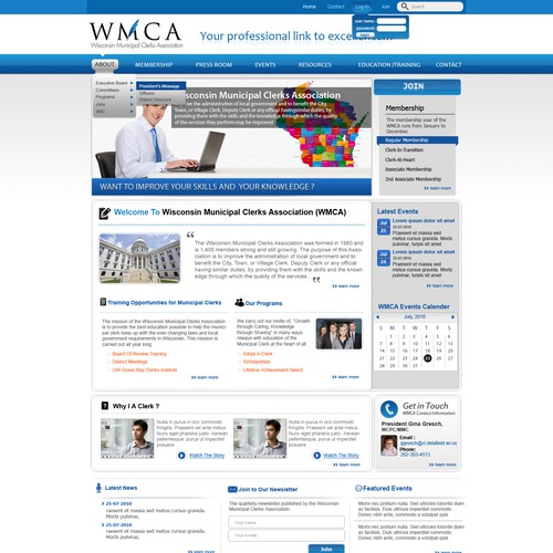 Association Website Needs A New Clean Look