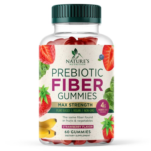 Prebiotic fiber gummies